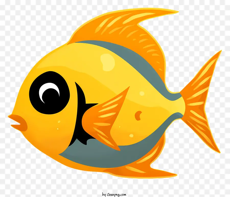 Ikan Kuning，Mata Besar PNG