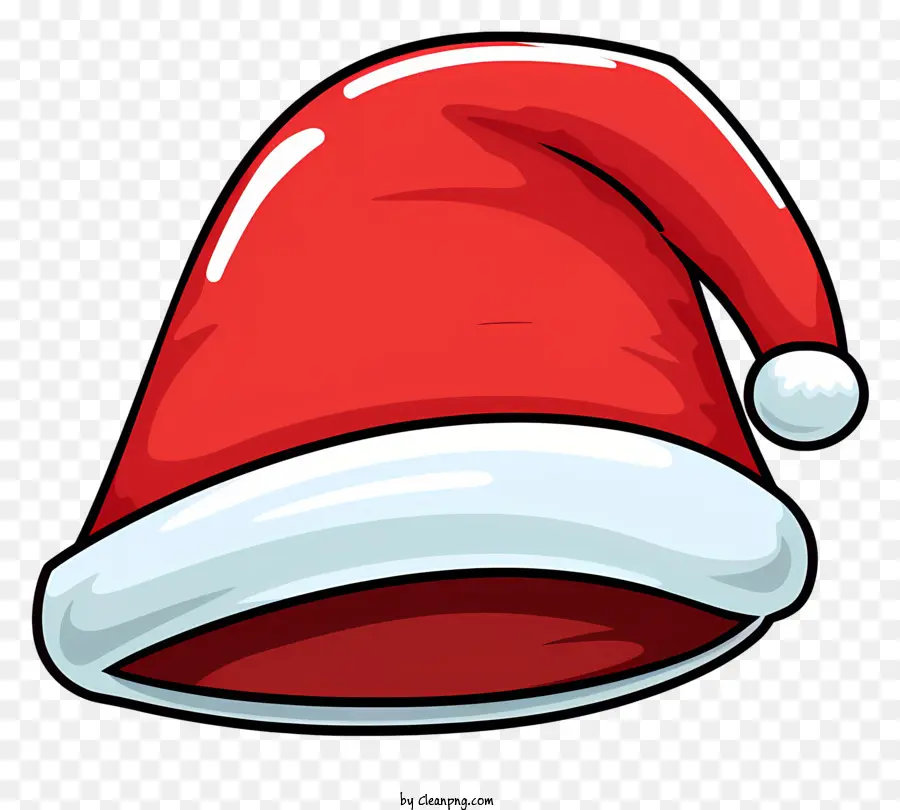 Topi Santa Claus，Topi Merah Santa Claus PNG