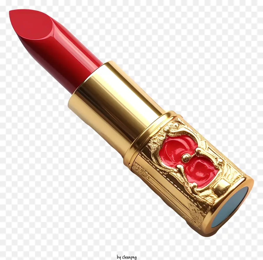 Lipstik Merah，Pelek Emas PNG