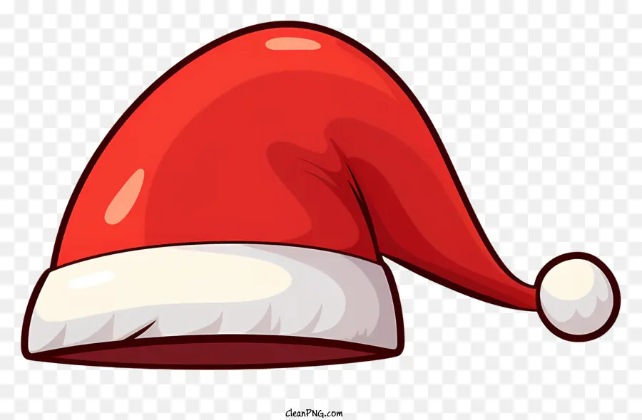 Topi Santa Claus，Simbol Natal PNG