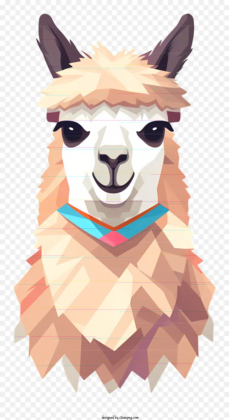 Lama，Llama Geometris PNG