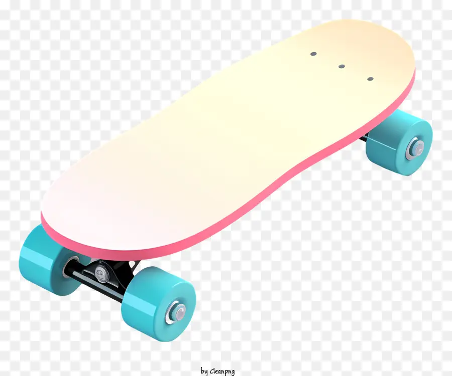 Skateboard，Dek Putih PNG