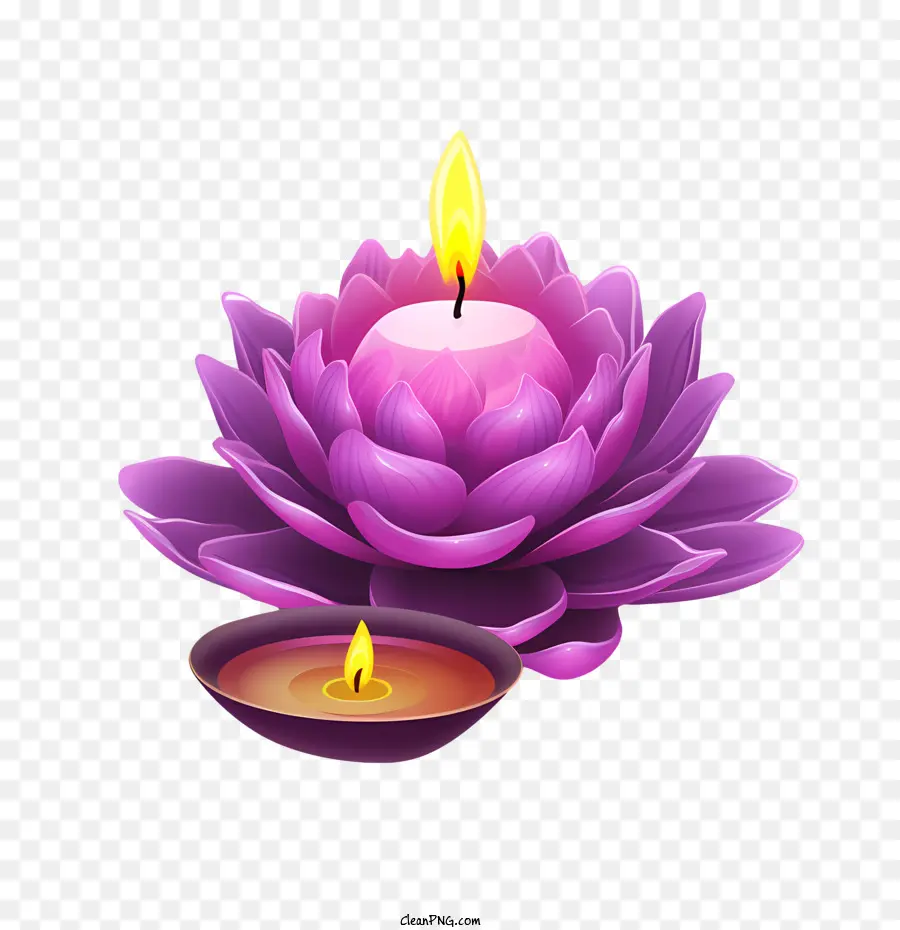 Bunga Lotus Lilin，Bunga Teratai PNG