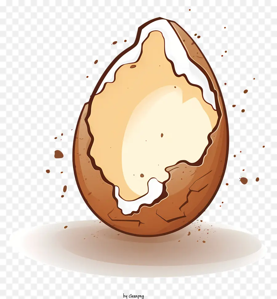Kulit Telur Yang Rusak，Kuning Telur PNG