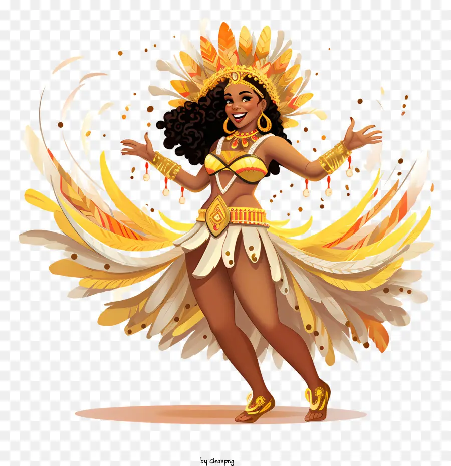 Penari Karnaval Brasil，Wanita PNG