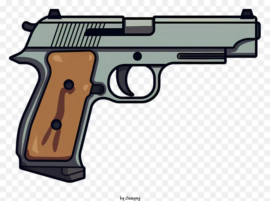 Pistol，Senjata Futuristik PNG