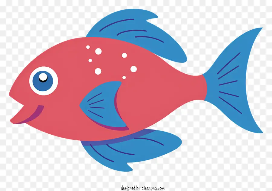 Ikan Merah，Mata Biru PNG