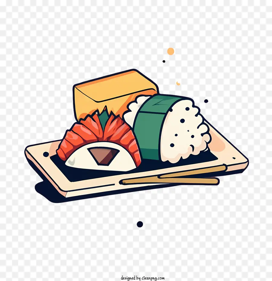 Musubi Dan Segitiga Onigiri，Sushi PNG