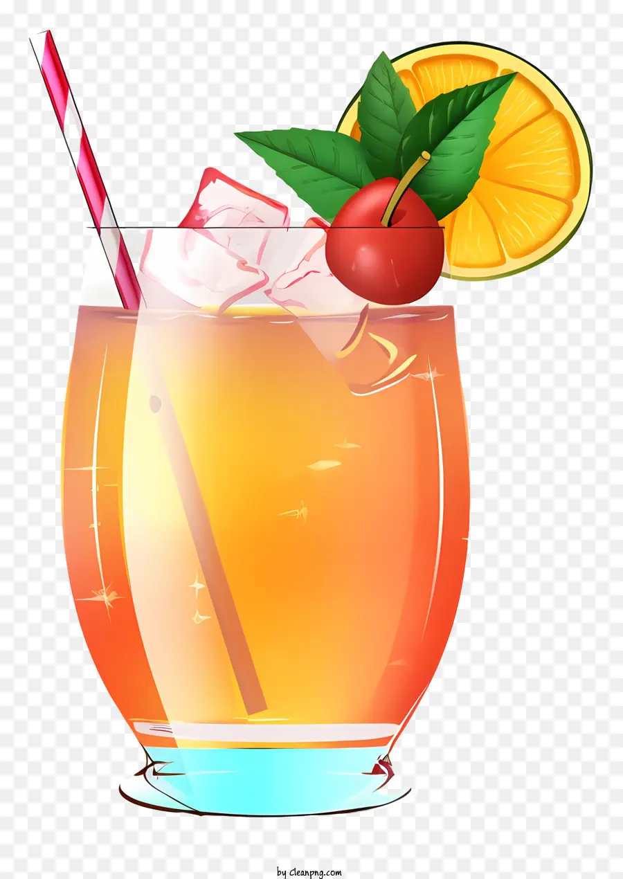 Minuman Buah，Koktail Dengan Es PNG