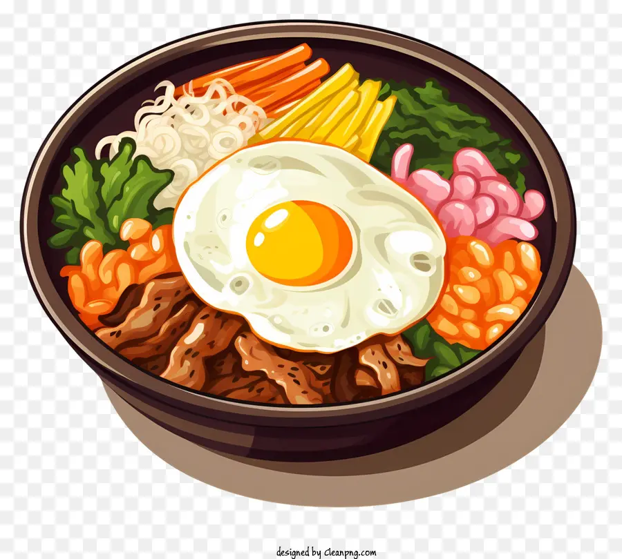 Telur，Bibimbap PNG