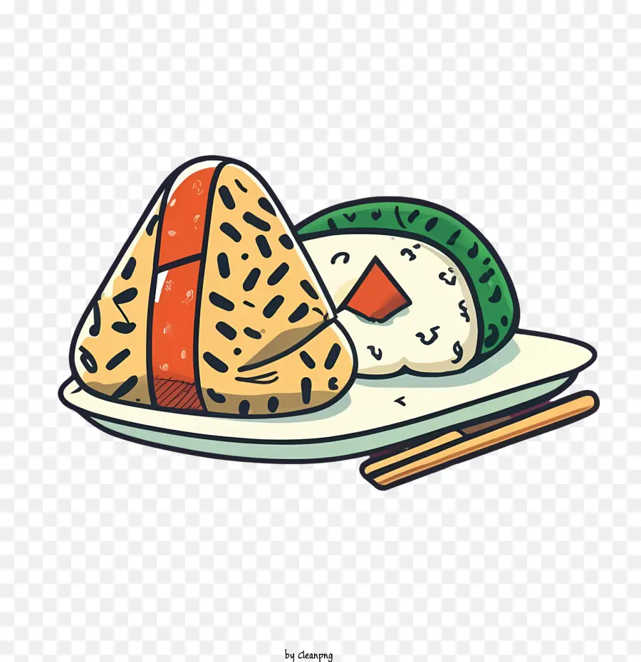 Musubi Dan Segitiga Onigiri，Onigiri PNG