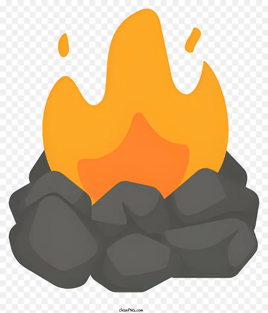 Api Kecil，Api Oranye PNG