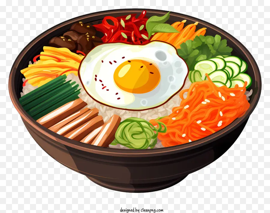 Makanan Korea，Bibimbap PNG