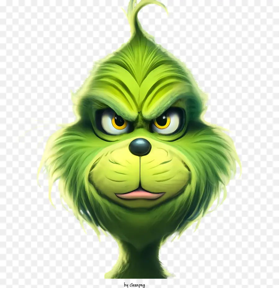 Grinch Natal，Grinch Hijau PNG