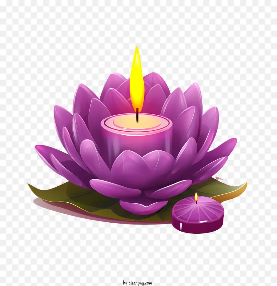Bunga Lotus Lilin，Bunga PNG