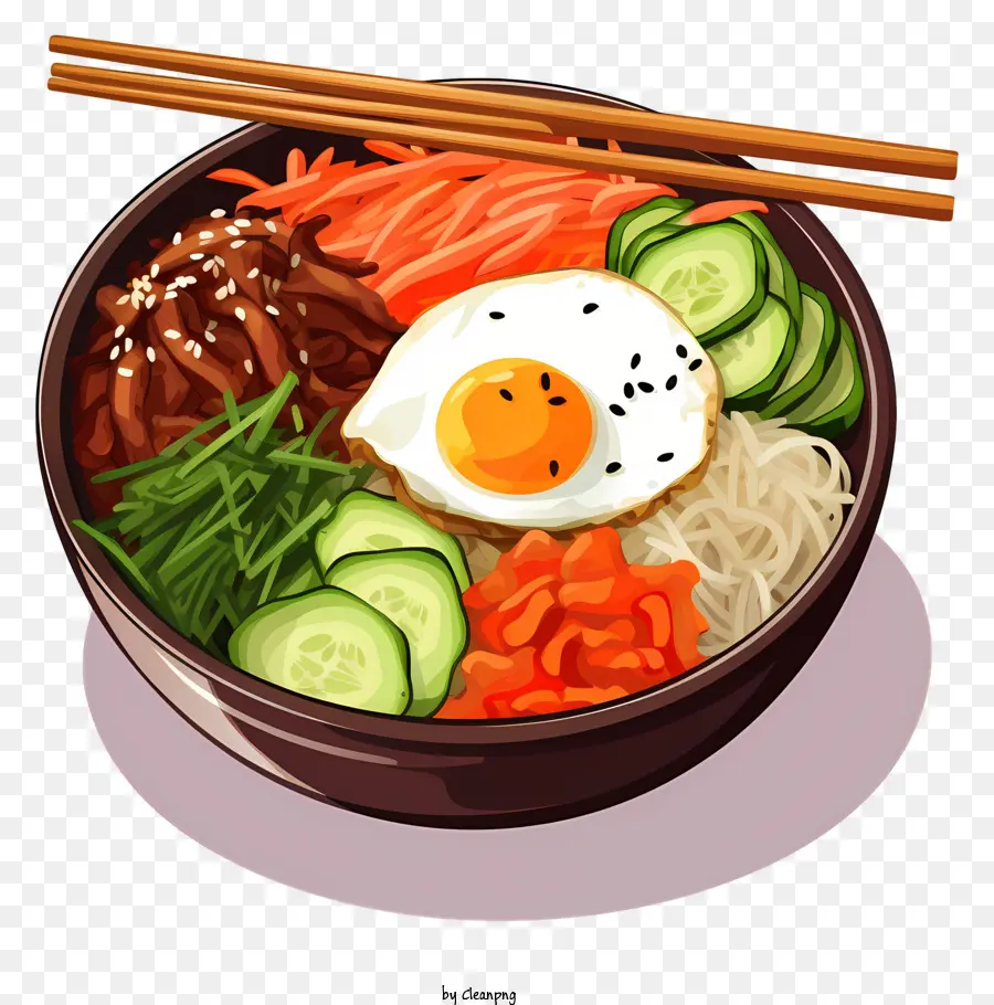 Beras，Bibimbap PNG