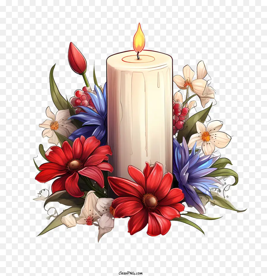 All Souls Day Flower，Bunga PNG
