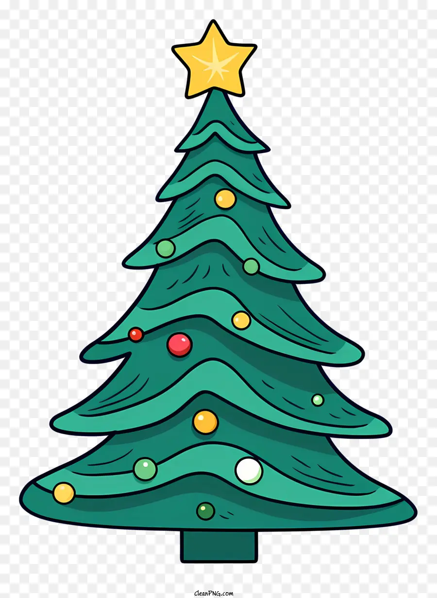 Pohon Natal，Hijau Pohon Natal PNG