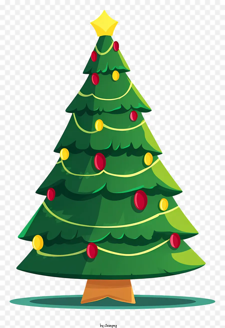 Pohon Natal，Dekorasi PNG
