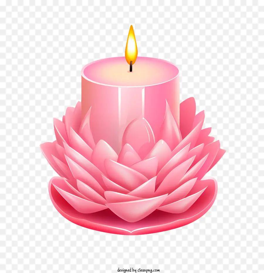 Bunga Lotus Lilin，Mekar PNG
