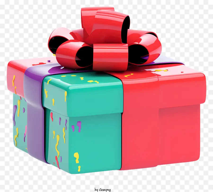 Kotak Hadiah，Kupu Kupu Merah PNG