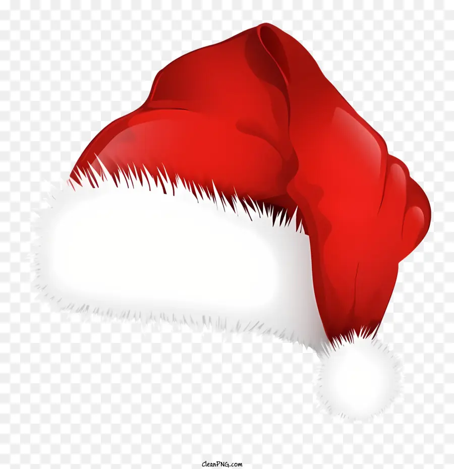 Topi Santa Claus，Topi Santa Merah PNG
