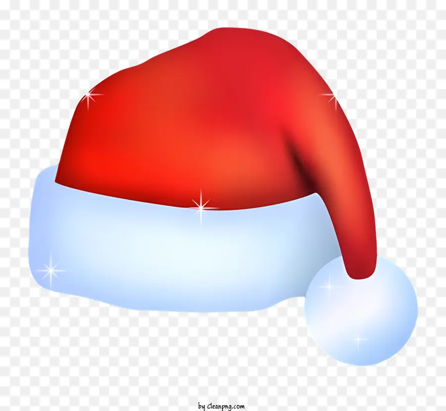 Topi Santa Claus，Topi Merah Santa Claus PNG