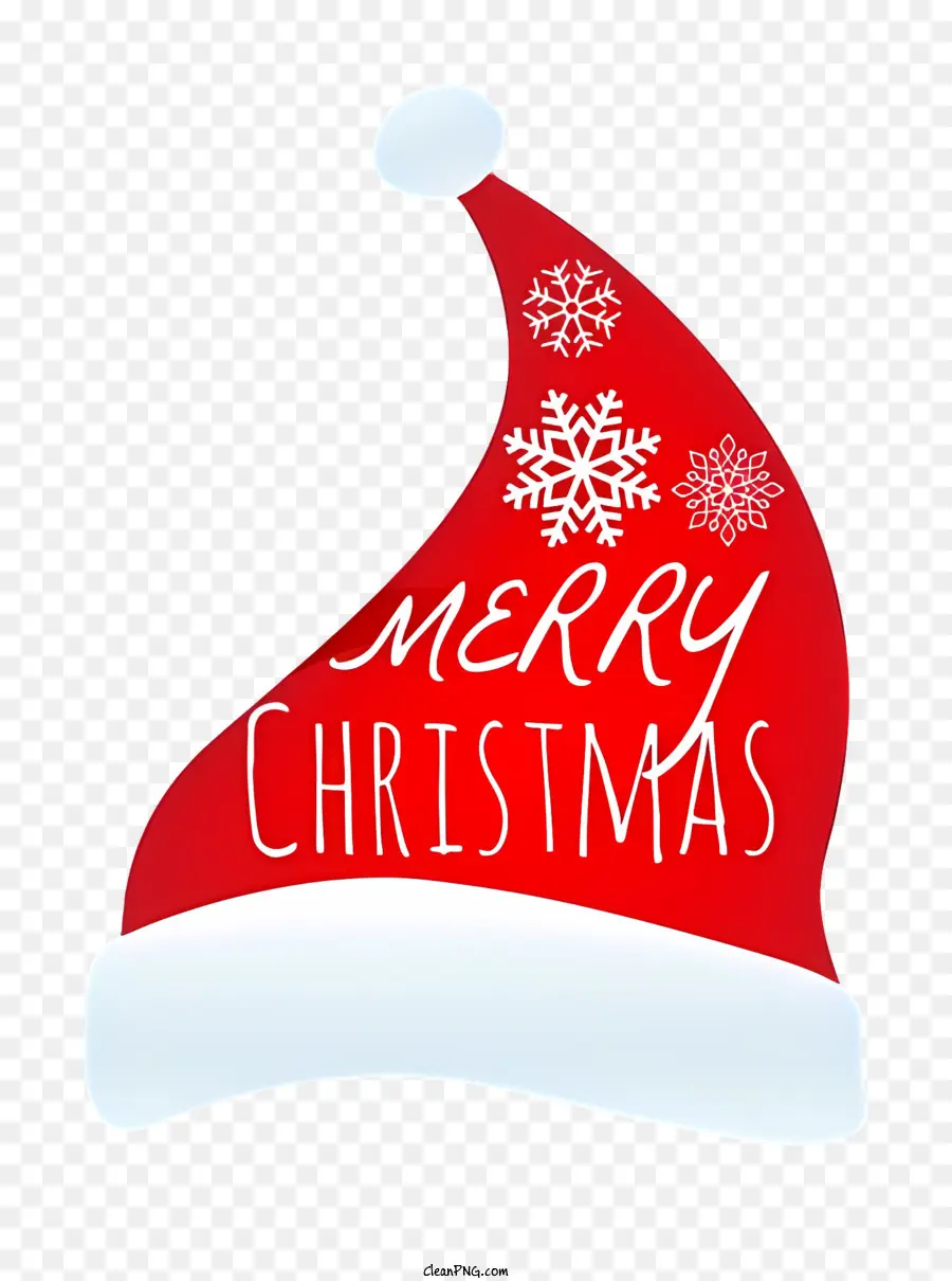 Topi Santa Claus，Selamat Natal PNG