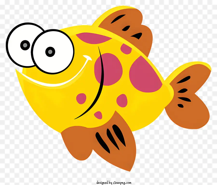 Kartun Ikan，Happy Ikan PNG