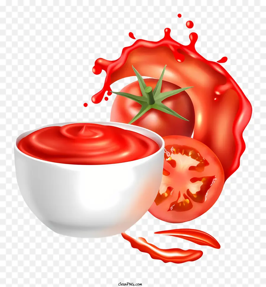 Saus Tomat，Mangkuk PNG