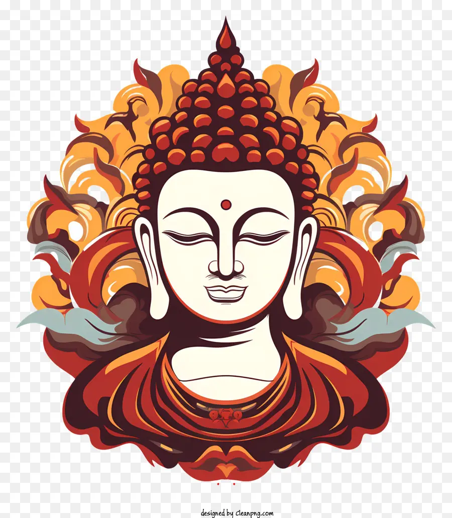 Meditasi Buddha，Patung Buddha PNG