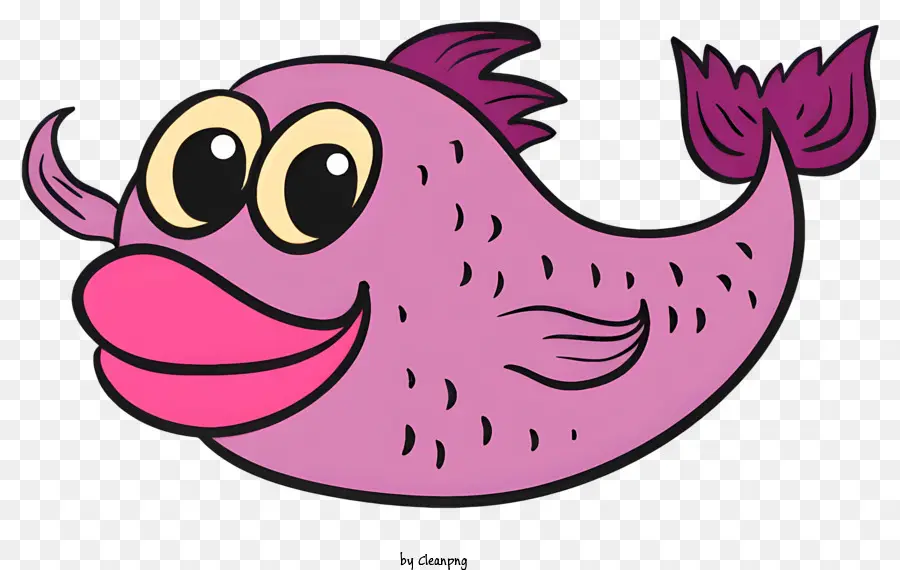 Ikan Ungu，Ikan Hidung Panjang PNG