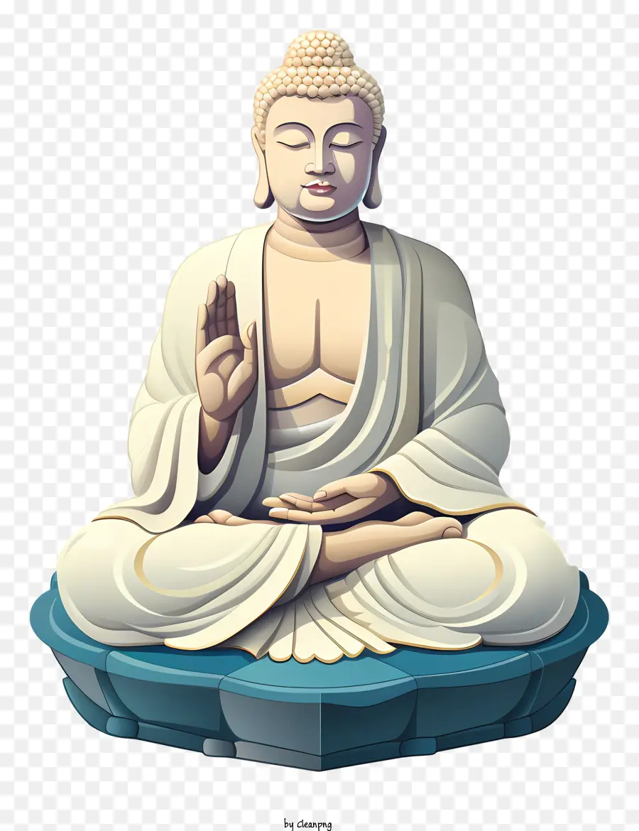 Patung Buddha，Meditasi PNG