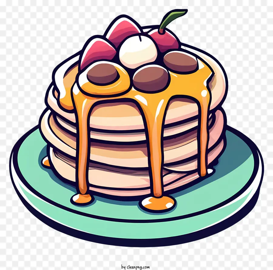 Pancake，Sirup PNG