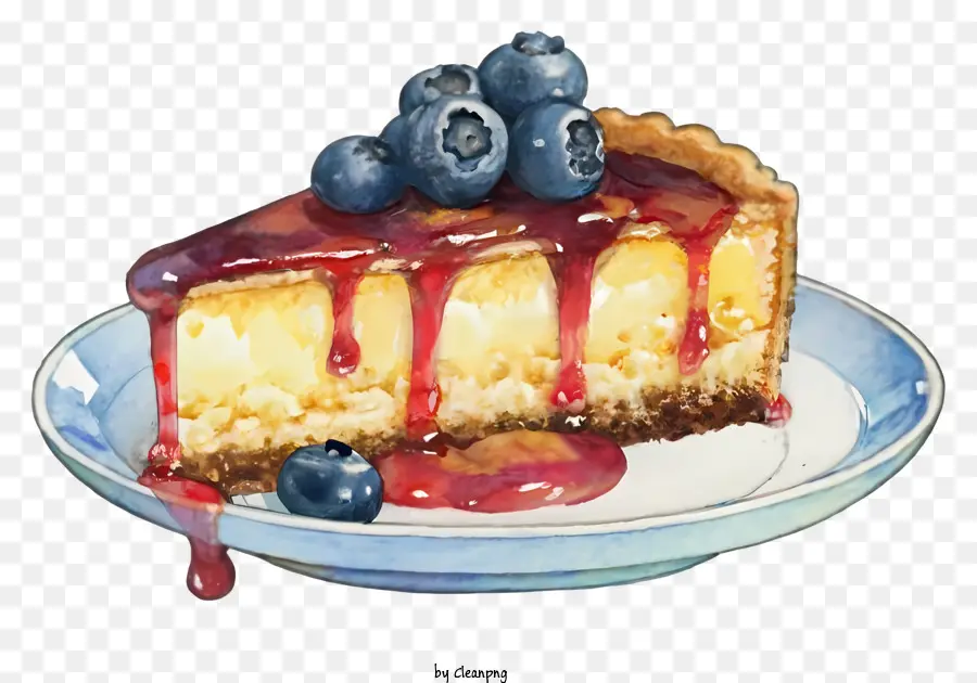 Kue Keju，Kue Keju Blueberry PNG