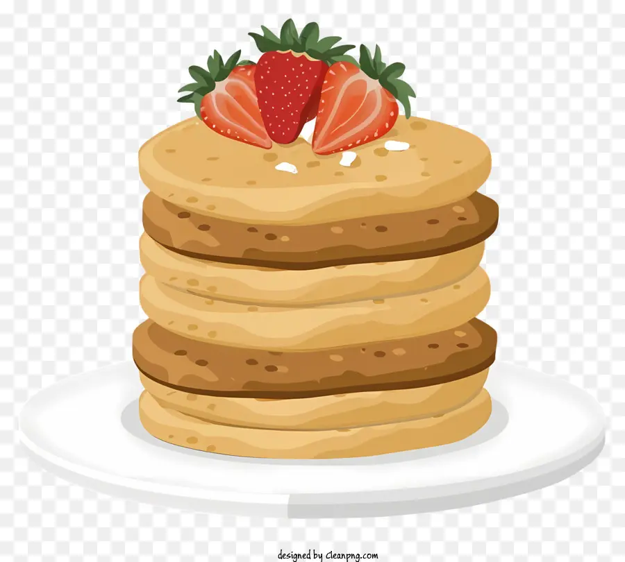 Pancake，Stroberi PNG