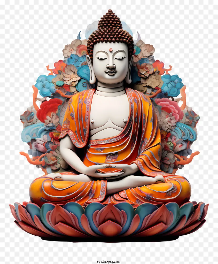 Patung Buddha，Porselen PNG
