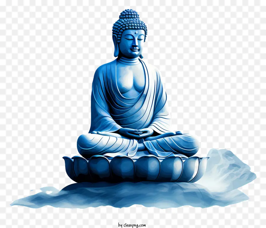 Buddha，Bunga Teratai PNG