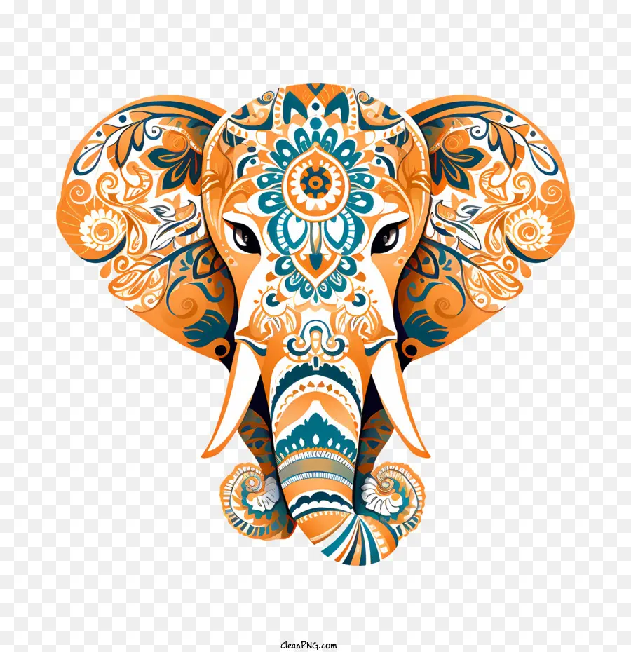 Gajah，Hiasan PNG