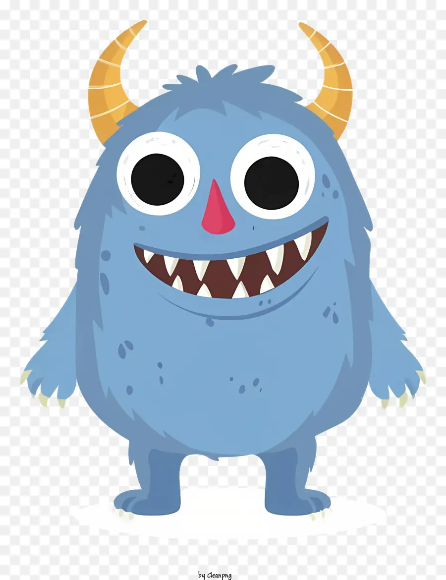 Monster Kartun，Monster Biru PNG