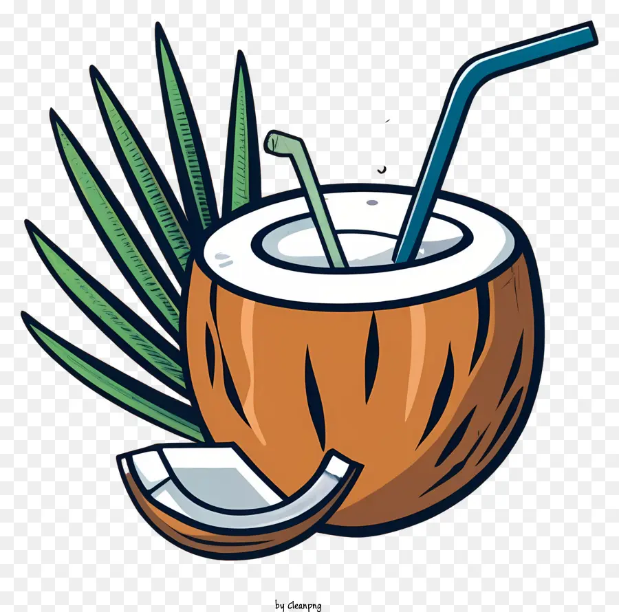 Dengan Air Kelapa，Minuman Kelapa PNG