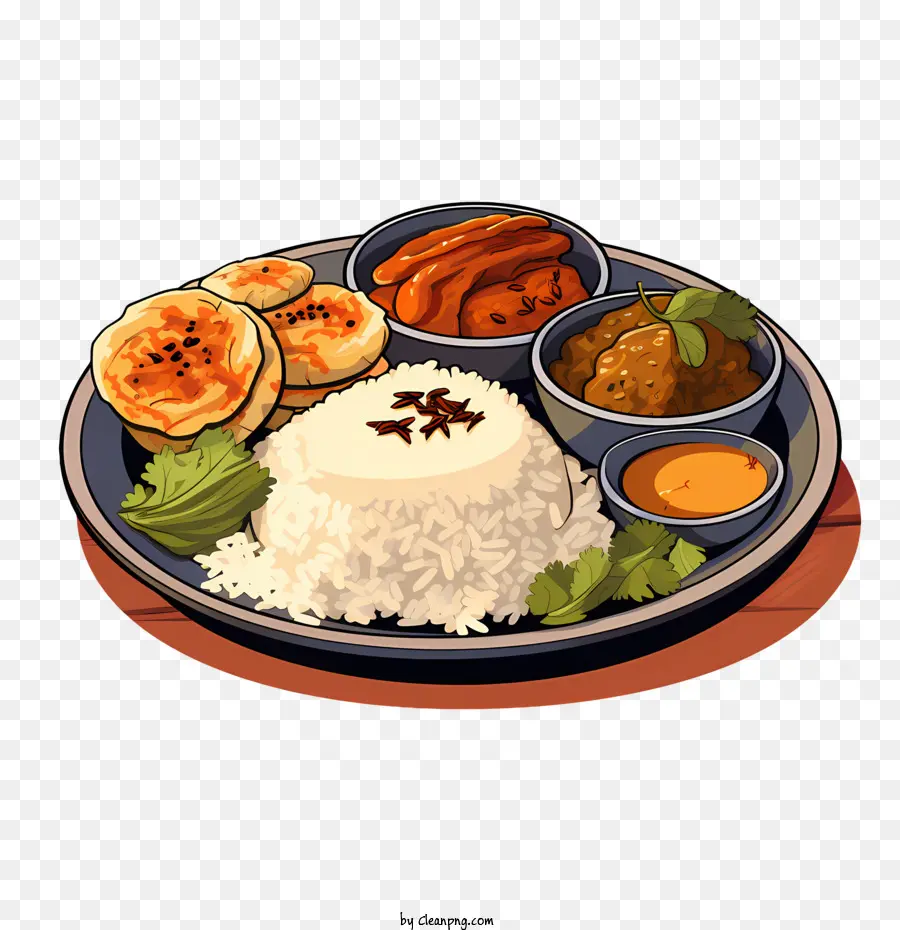 Bengali Masakan，Makanan PNG