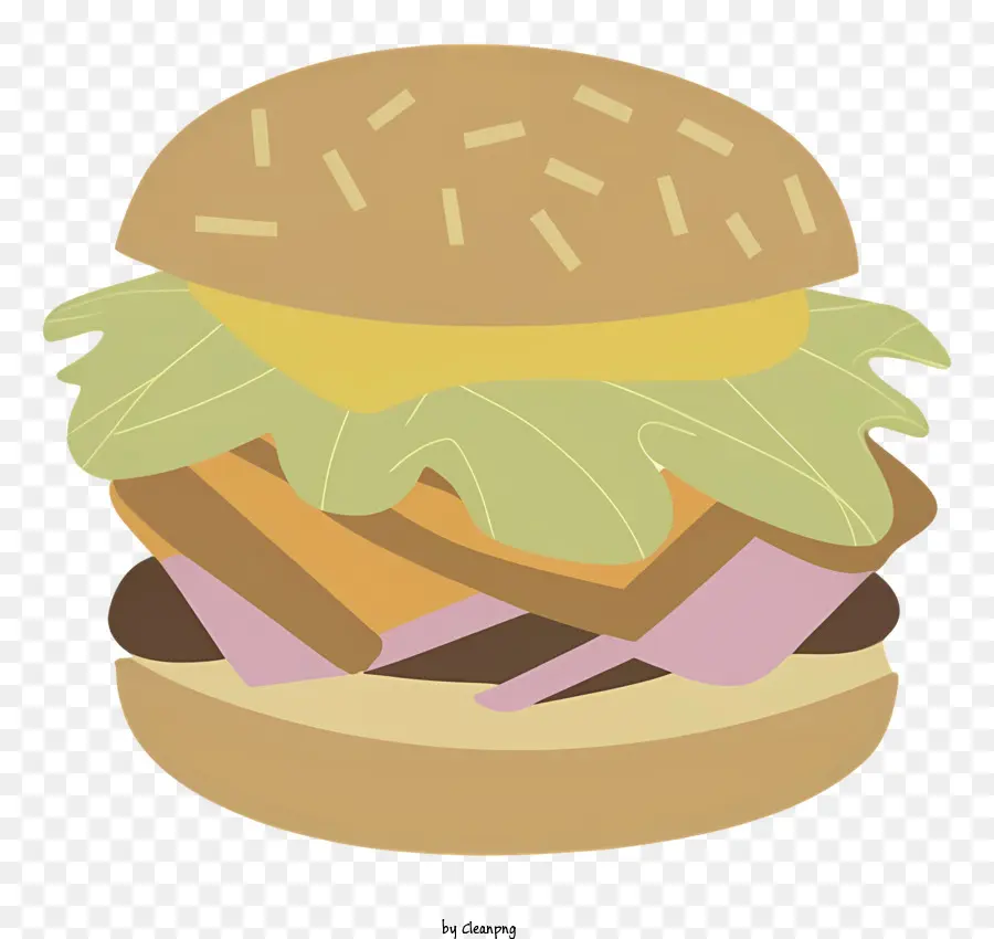 Hamburger，Topping PNG