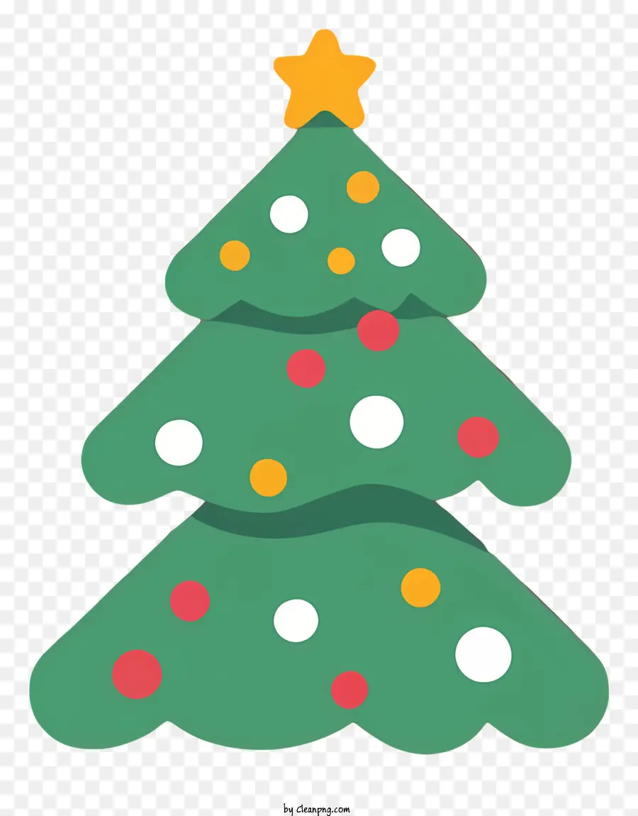 Pohon Natal，Dihiasi Pohon PNG