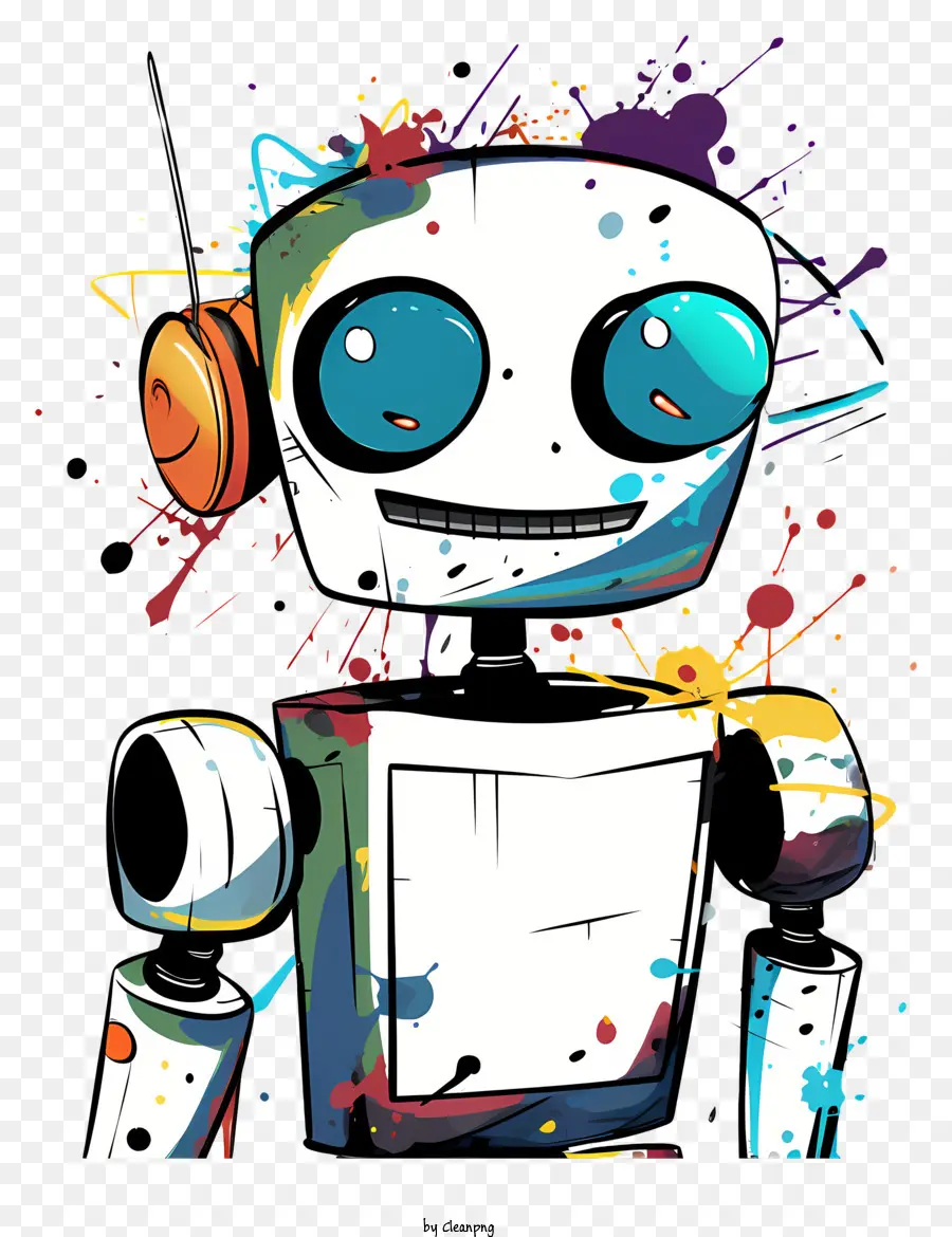 Karakter Kartun，Robot PNG