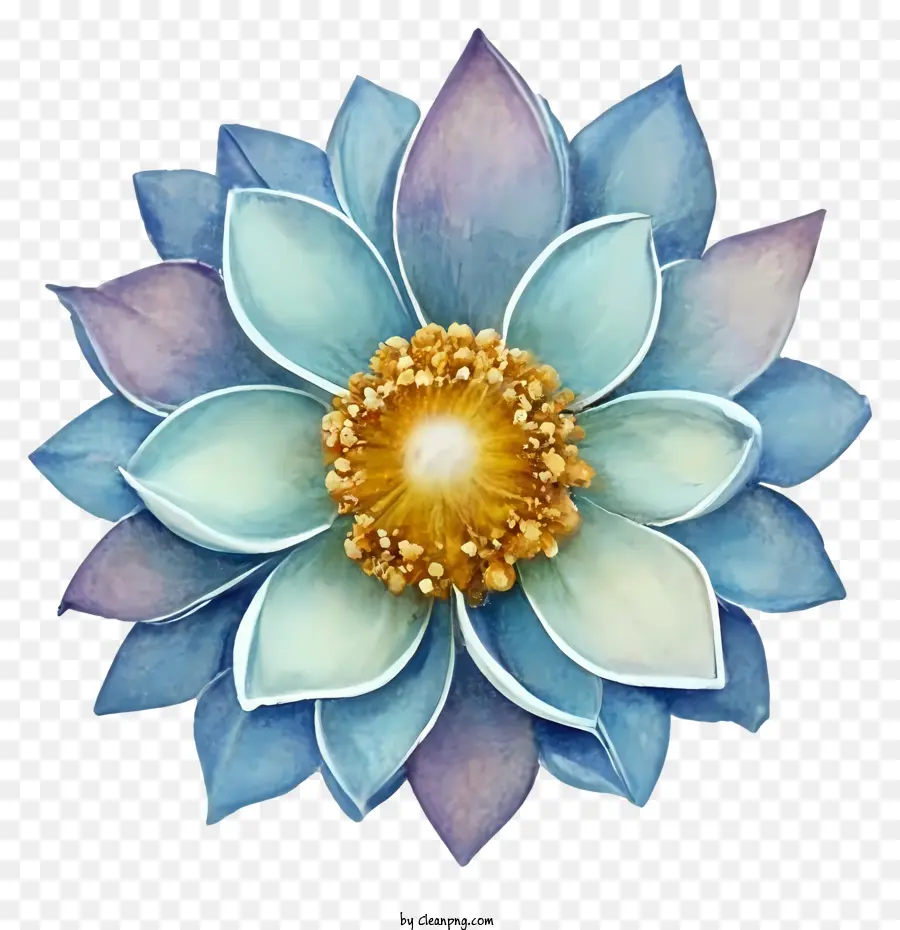 Bunga Teratai Biru，Simbolisme Bunga Teratai PNG