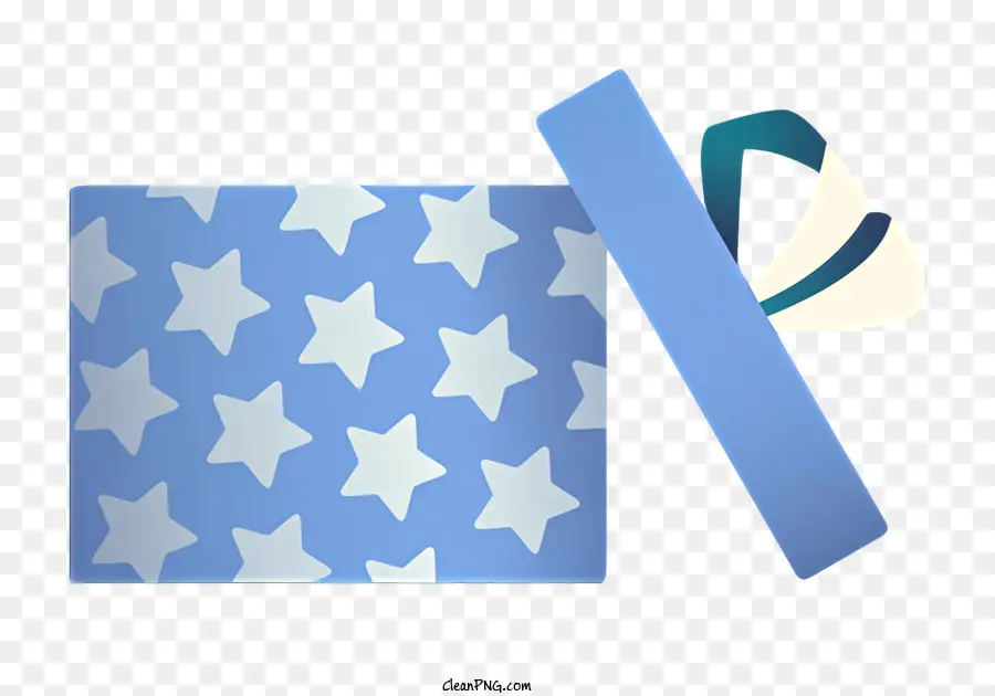 Kotak Biru，Bintang Bintang Putih PNG