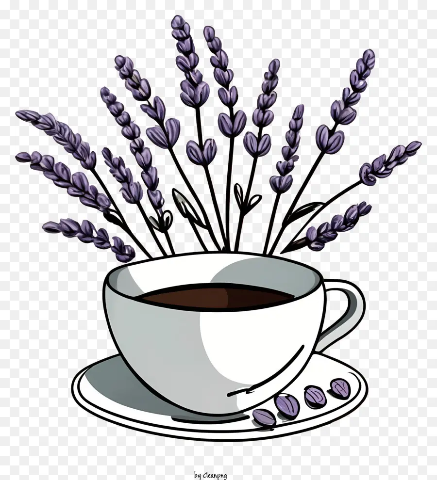 Kopi，Lavender PNG