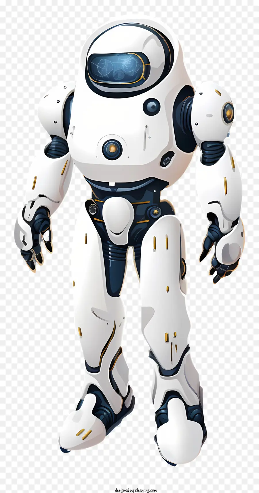 Robot Futuristik，Putih Robot PNG