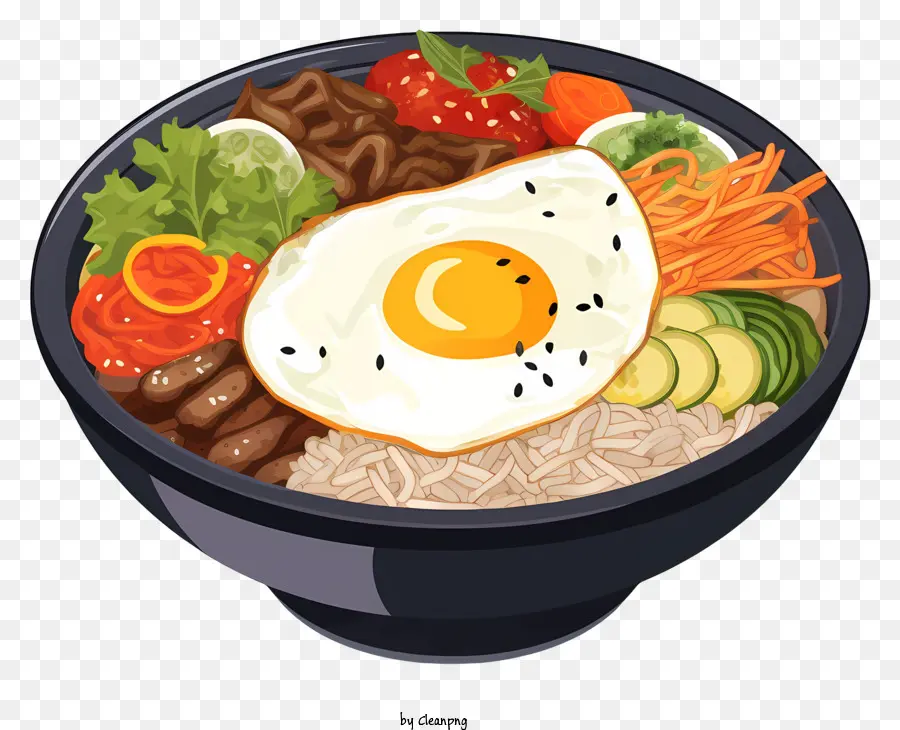 Nasi Goreng Kimchi，Bibimbap PNG